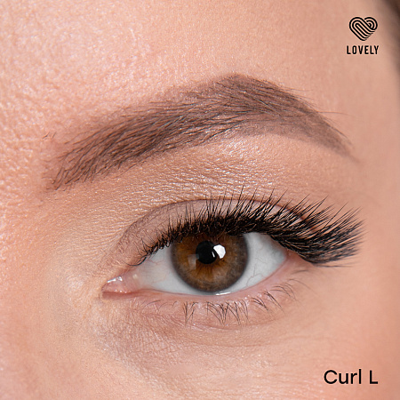 Eyelash extensions "Silicone" Lovely New - 16 lines - MIX