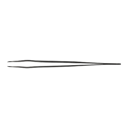 Eyelash Extension Tweezers NanoFiber Lovely, Grace Elegante Black series, 90 degrees, 5 mm