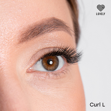 Eyelash extensions "Silicone" Lovely New - 16 lines - MIX