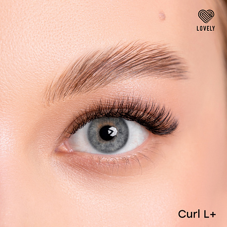 Eyelash extensions "Silicone" Lovely New - 16 lines - MIX