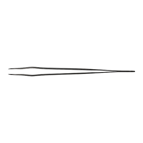 Eyelash Extension Tweezers NanoFiber Lovely, Grace Elegante Black series, 90 degrees, 7 mm